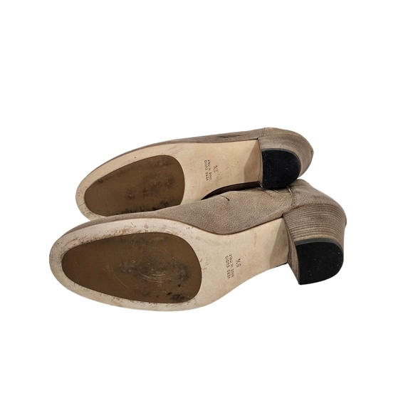 Aquatalia Frieda Sport Calf Taupe Leather Slit Ankle Booties - Picture 8 of 12